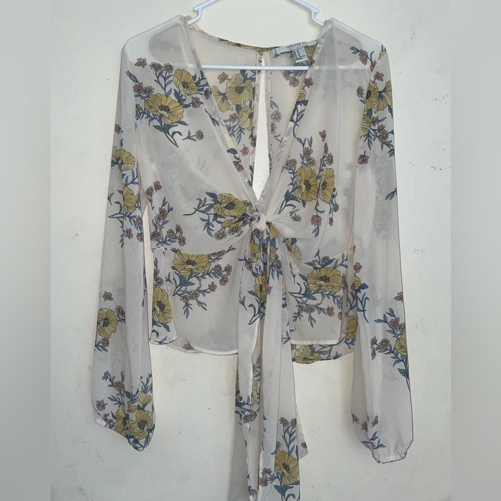 Forever 21 Floral Blouse